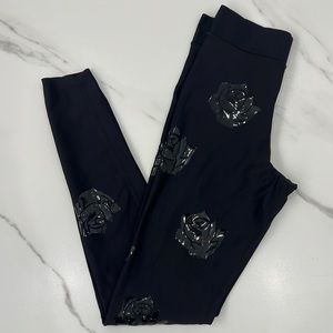 UltraCor Uktra High Black Rose Legging